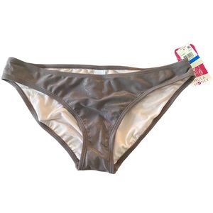 Hula Honey Bathing Suit Bottoms XL Gray